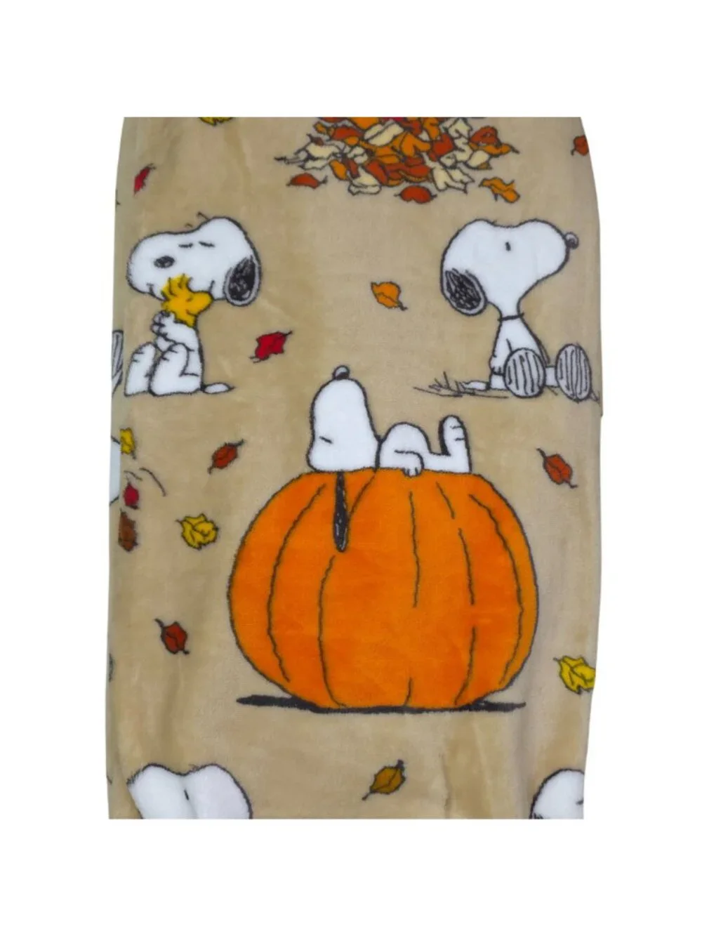 Peanuts Snoopy Fall Soft Plush Throw Blanket 50 X 70